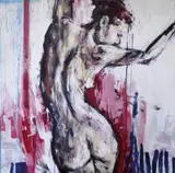 Małgorzata Sęk, Before The Evening, 2014, 2014, akryl, płótno