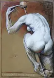Aleksander Korman, Pogłaskaj mnie, 2009, 2009, pastel, karton fabriano