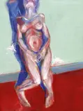 Maciej Biberstein, Studium aktu na trotuarze, 2009, 2009, olej, płótno