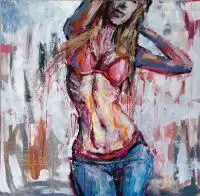 Małgorzata Sęk, Candy Afternoon, 2014, 2014, akryl, płótno