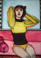 Viola Głowacka, Camp IV, tempera, płótno