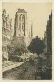 Berthold Hellingrath, Ulica Piwna w Gdańsku, akwaforta, 20