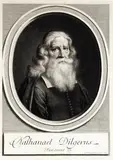 Gérard Edelinck, Nathanael Dilgererus, Portret Natanaela Dilgera, duchownego gdańskiego, 1683 r.miedzioryt