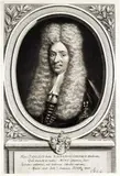 Gérard Edelinck, Hanc Danielis habe Schraderi Consulis?, Portret Daniela Shradera (1642?1693), rajcy i konsula gdańskiego, według rys. A. Stecha, 1694 r.miedzioryt, papier, 30