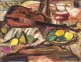 Stanisław Chlebowski, Martwa natura ze skrzypcami, 1958 r.