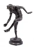 Carl Ludwig Seffnert, Tańczący faun, brąz