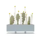 Henry Davies, Untitled (Planter), painted wood