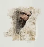 Mikhael Subotzky, Sticky Tape Transfer X, pigment inks and J-Lar tape on cotton paper