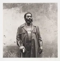 David Goldblatt, A flat cleaner going for a walk on his afternoon off, Hillbrow, Johannesburg. June 1972, platinum print on Arches Platine 310 gsm paper