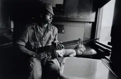 James Soullier, Patrol in Mozambique, photographic print on Fuji Crystal Archive paper
