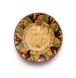 Bowl with text and nude figure II by Hylton Nel, painted and glazed ceramic, sold Sep 2024