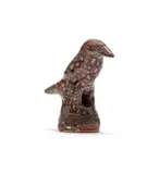 A small brown bird by Hylton Nel, painted and glazed ceramic, sold Sep 2024