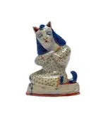 Weeping cat by Hylton Nel, painted and glazed ceramic, sold Sep 2024