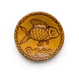 Bowl with fish by Hylton Nel, painted and glazed ceramic, sold Sep 2024