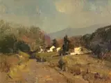 Farm Cottage by Errol Boyley, oil on board, sold Jun 2024
