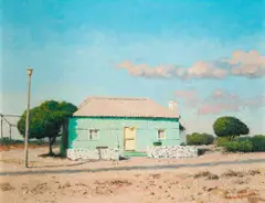 Ben Coutouvidis, Paternoster House, oil on canvas