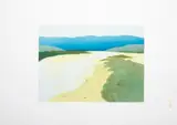 Alice Goldin, Low Tide, State I, screenprint on paper