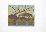 Alice Goldin, Winter Afternoon, screenprint on paper