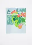 Alice Goldin, Paris Outlook Summer, screenprint on paper