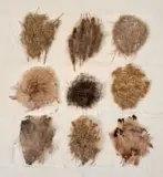 Nina Kruger, Traces, 2024, plant fibre, Mohair fleece and polyester netting