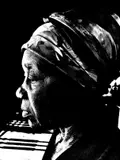 Sthembiso Zwane, Homage to my Beloved Grand Mother, 2024, linocut on paper