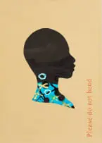 Please Do Not Bend 5 by Mary Evans, manilla envelopes, watercolour paper and ink, sold Feb 2024