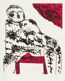 Robert Hodgins, Alcove, etching on paper