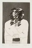 Robert Hodgins, A Little Beauty, etching on paper