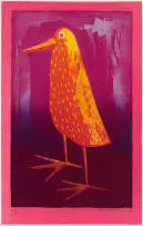 Bird by Fred Schimmel, colour screenprint on paper, sold Dec 2024