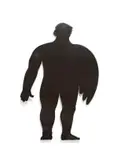 Uwe Pfaff, Silhouette Figure II, laser-cut steel