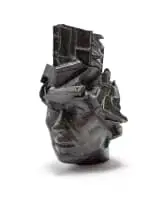 Johann Moolman, Thinking of Obselence, bronze with a grey patina