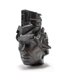Johann Moolman, Thinking of Obselence, bronze with a grey patina