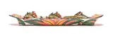 Ardmore Ceramic Studio, Platter with zebras and floral motifs