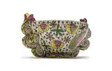 Ardmore Ceramic Studio, Bowl with triform handles and flower and baboon motifs