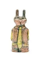 Corné Joubert, President of Nothing, painted and glazed ceramic