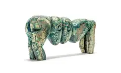 Ruan Hoffmann, Loggerheads, painted and glazed ceramic