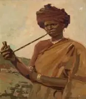 John Ferguson, Portrait of a Xhosa Woman, oil on board