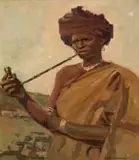 John Ferguson, Portrait of a Xhosa Woman, oil on board