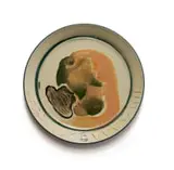 Robert Hodgins, Pinxit (He Painted), painted and glazed ceramic