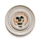Robert Hodgins, Abel, painted and glazed ceramic