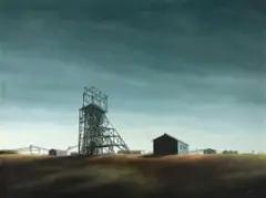 Keith Alexander, Mine, acrylic on canvas