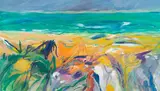 Olivia Scholnick, Seascape, oil on canvas