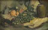 Ronald Mylchreest, Still Life with Grapes, oil on canvas laid down on board
