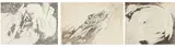 Eugene Labuschagne, Abstract A; Abstract B; Abstract C, three, pencil on paper