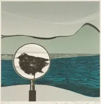 Giuseppe Cattaneo, Dove, screenprint on paper