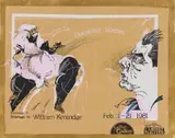 William Kentridge, Domestic Scenes, Poster