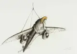 Craig Muller, The Spirit of St Peregrine, pen and ink on paper