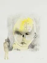 Wilma Cruise, Themba, mixed media on paper