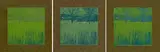 Robert Hodgins and Jan Neethling, Bush Scene, three, screenprint on paper