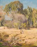 Frans Oerder, Boslandskap, Noord-Transvaal, 1939, oil on canvas